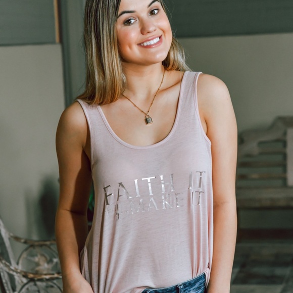 Faith It Till You Make It In Pink - Picture 3 of 7